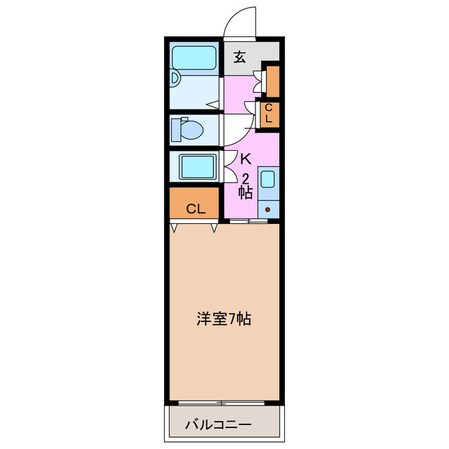 クリサンテーム21の物件間取画像